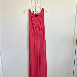 Sleeveless Pink Maxi Dress - Unbranded